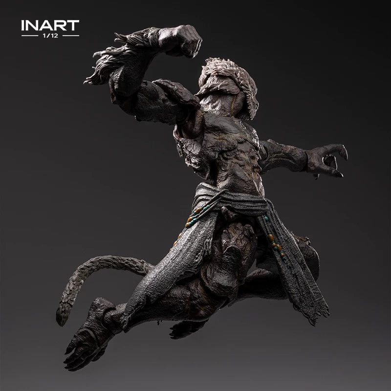 Stone Monkey articulated figure rear pose