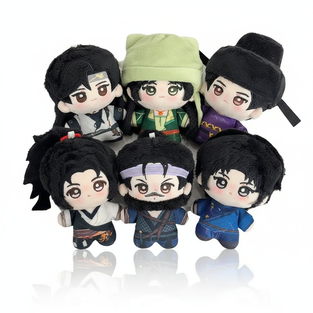 Where Winds Meet six-character plush charms
