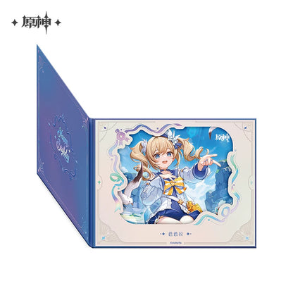 Official Genshin Impact Fated Day Character Fold-Out Window Shikishi