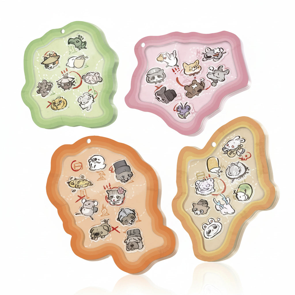 Official Where Winds Meet Cute Encounters acrylic shaker charms