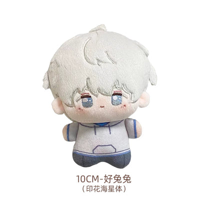 Love and Deepspace Xavier starfish plush doll good bunny version in light blue, product shot