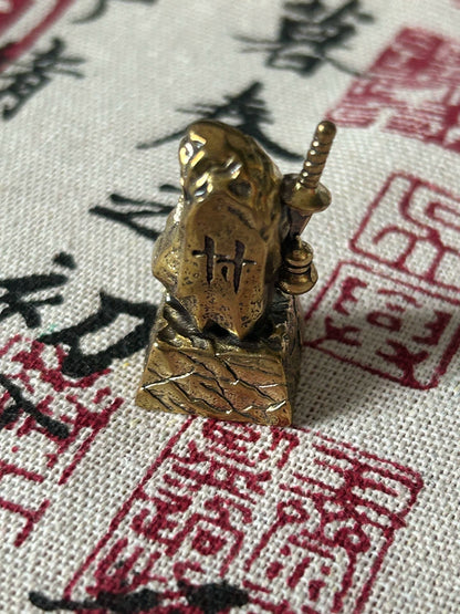 Where Winds Meet Fan-Made Boundary Stone 3D Metal Keycap