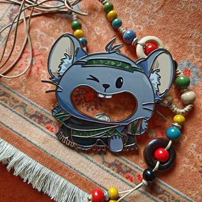 Where Winds Meet Fan-Made Jiuliu Mouse Bottle Opener Magnet