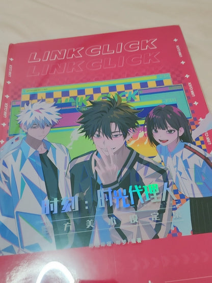 Link Click animation art books Vol. 1 pink cover customer photo