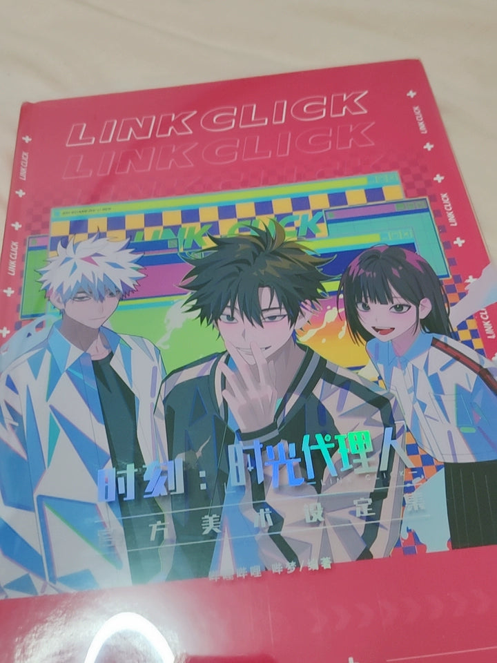 Link Click animation art books Vol. 1 pink cover customer photo